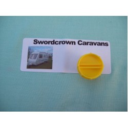 AL-KO ALKO 1552863 Secure Lock Receiver Yellow Screw in caps Caravan Trailer Horse Box Catering SC159C